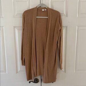 GAP Tan Open Front Cardigan